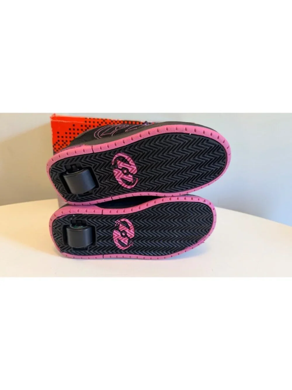Heelys Bliss 2 Youth Roller Shoes Black/Pink Size 3 With Box & Accessories #7114
